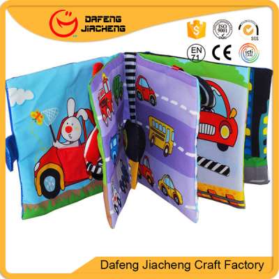 2017 New Design Infant Plush Cloth Book For Kids